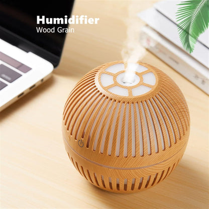 Image descr150ml ultrasonic essential oil diffuser emitting cool mist with 7 color LED light - HR Gulf Hub UAE
